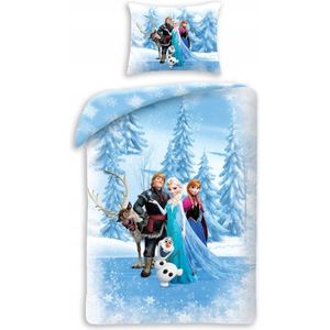 Frozen Elsa Olaf Kinderbeddengoed Set 160x200 cm Katoen
