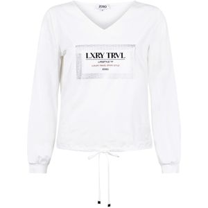 Zoso T-shirt Fame 255 0005 Off White Dames Maat - S