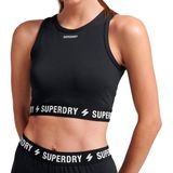 Superdry - Korte Elastische Damesbeha - Mouwloos - Longline bh's