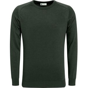 Gabbiano Trui Fijngebreide Trui 614570 502 Army Mannen Maat - 3XL