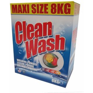 Clean Wash | ca. 8 kg | ± > 80 Wasbeurten | Wasmiddel | Waspoeder