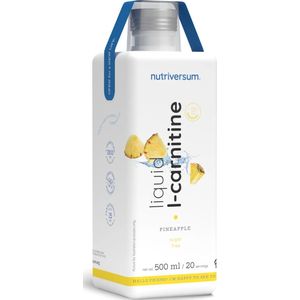 Nutriversum | L-Carnitine in vloeibare vorm | Pineapple | 20 porties | Zero suiker | Hoge dosis L-Carnitine aminozuur | Vetvrij | Voor dagelijks gebruik | Nutriworld