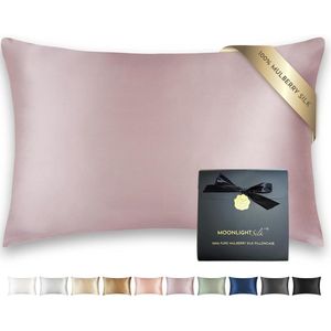 100% Moerbeizijde Kussensloop - Luxe en Comfort - 1 stuk - Natuurlijk Hypoallergeen