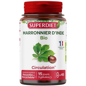 Superdiet Paardekastanje Organisch 45 Softgels
