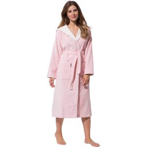 Badjas met capuchon voor dames, katoen