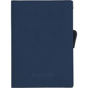 Pacsafe RFIDsafe TEC Slider Wallet-Aluminium Portemonnee incl. Creditcardhouder-Blauw / Rood (Navy / Red)