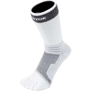 TOETOE Sports Tennis Ankle Teensokken - Wit/Grijs - 36-39
