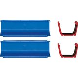 AquaPlay 101 - Rechte secties - set of 2 - Uitbreiding - Waterbaanaccessoires