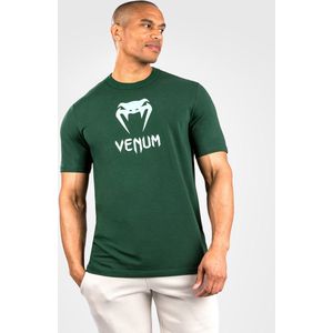Venum Classic T-shirt Katoen Donkergroen Turquoise maat M