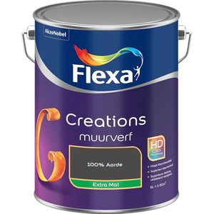 Flexa - Creations Muurverf Extra Mat - 100% Aarde - Mengverf - 5 Liter