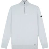 Malelions - Knitted Quarter Zip - Trui - Ocean Grey