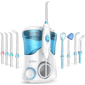 Elektrische Monddouche met 10 Drukniveaus en 8 Sproeiers - Effectieve Tandverzorging en Mondhygiëne