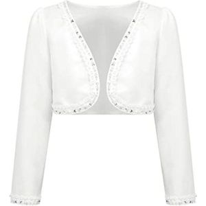 Feestelijke satijnen bolero voor meisjes - Jassen voor bruiloften en feesten