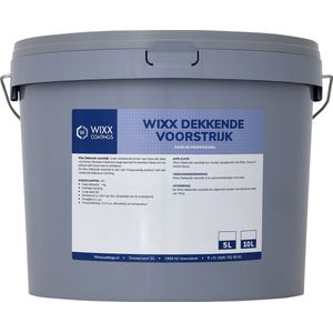 Wixx Dekkende Voorstrijk - 10L - RAL 9010 | Zuiver Wit