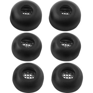 3 paar oordopjes compatibel met Galaxy Buds 3 Pro S/M/L Oortelefoon Kussens Oordopjes Pads 7.3x10.7mm 7.6x11.3mm 7.7x12.5mm Zwart Memory Foam