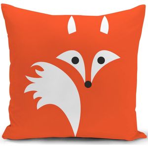 Boraboi® Kinderkussensloop vos design voor decoratieve doeleinden in slaapkamer en woonkamer