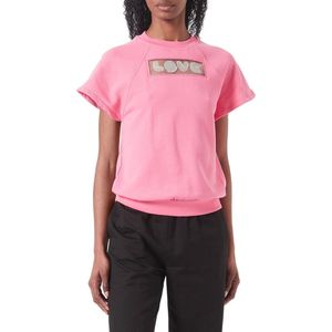 Comfort Fit Korte Mouwen Dames Sweater