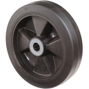 BS Rollen - Reserve-wiel - Zwart - Rubber - Draagvermogen 140 kg