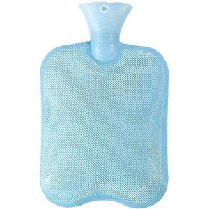 Livano Warmwaterzak - Warmtekussen - Warmwaterkruik - Warmtekruik - Knuffel - Kruik - Bag - Met Hoes - Blauw - 500ML