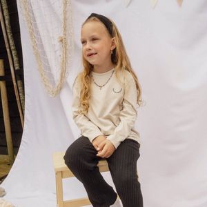 T.O.F.S. Think of Fun Stuff - Snazzy - T-shirt - Long Sleeve - Beige - mt 68/74