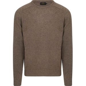 Steppin' Out Trui Lamswol Bruin - Maat L - Heren