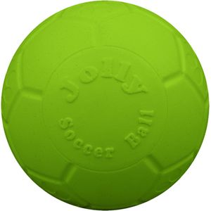 Jolly Pets Jolly Soccer Ball – Ø7.5 cm – Stevig Hondenspeelgoed – Apporteerspeelgoed – Appelgeur - Jollyflex stevig kunststof – Drijvend hondenspeeltje – Groen