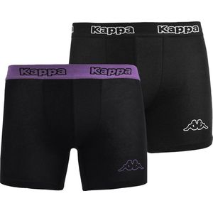 Kappa - Boxer 2 Pack - Heren ondergoed - S - Zwart