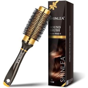 Ronde Haarborstel voor Föhnen - 33 mm Aluminium Borstel voor Krullen, Stylen en Glanzen