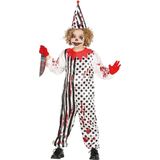 Fiestas Guirca Verkleedpak Zombie Clown Junior Wit Maat 140/148