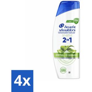Head & Shoulders – 2-in-1 – Sensitive – 300 ml - Voordeelverpakking - 4 stuks