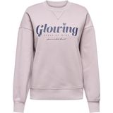 Only Trui Onlsofia Word O-neck Swt 15329876 Burnished Lilac/glowing Dames Maat - M