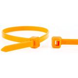 Kabelbinders - 100 x 2,5mm - Trekkracht tot 8,1kg - 100 stuks - Oranje