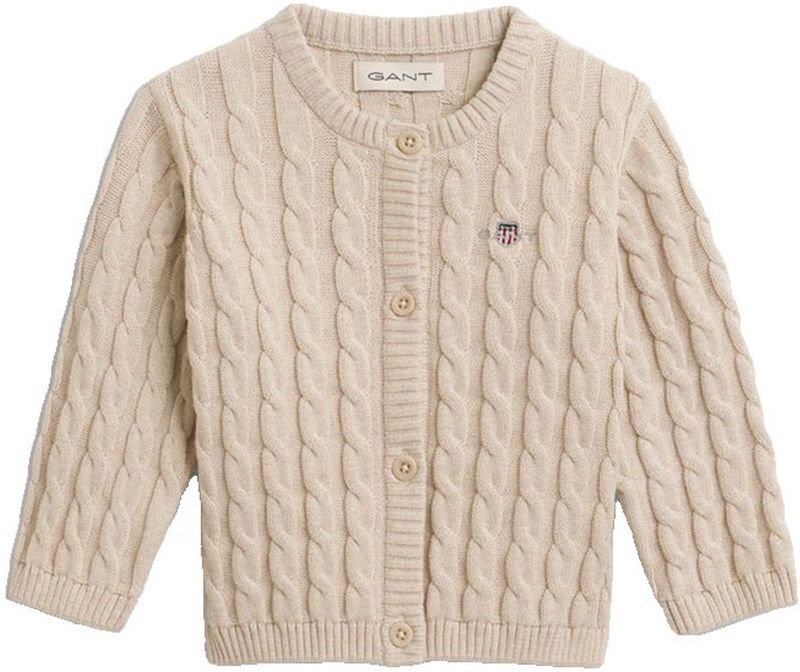 Gant 584029 Cardigan Beige 9-12 Months Jongens,Meisjes