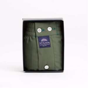 Mc Alson Boxershort met Binnenbroek Effen M0102 - Groen - M KLASSIEK KAKI