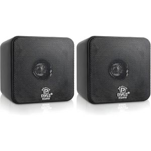 Mini Box Boekenplank Speakers - 200 Watt - Compacte Boeksprekers - Zwart