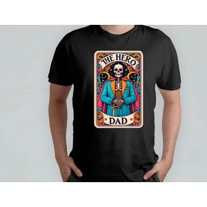 The Hero Dad - T Shirt - vader - dad - beste vader ter wereld - verjaardag - vaderdag - best dad in the world - father - Tarot