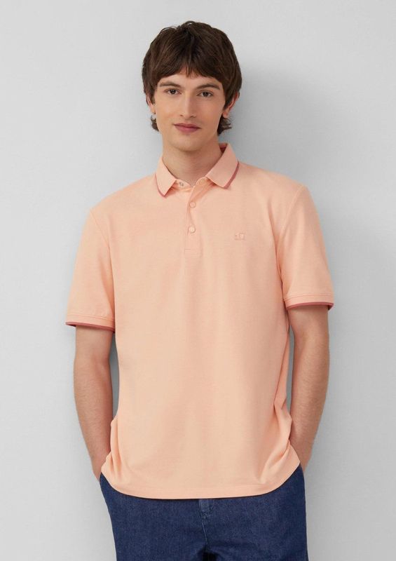 s.Oliver - Polo-Shirt - Regular Fit - Sportief Piqué