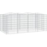 vidaXL-Schanskorf-gewelfd-verhoogd-200x100x100-cm-gegalvaniseerd-ijzer