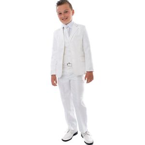 Bruidsjonkers kostuum / communie kostuum Dylano wit Maat 110