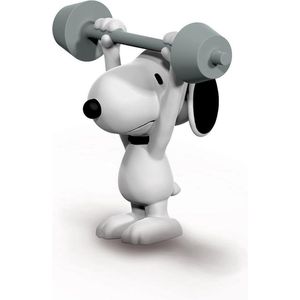 Peanuts - Snoopy Gewichtheffer speelfiguurtje ca. 5,5 cm Schleich