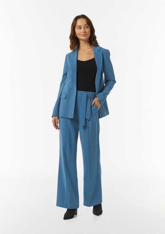 COMMA Broek  royal blue/koningsblauw