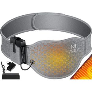 Verwarmingsgordel met Accu en Afstandsbediening - Infrarood Warmtekussen voor Buik, Rug, Nek en Schouders