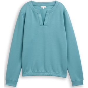Tom Tailor Scuba-sweatshirt met strass-steentjes