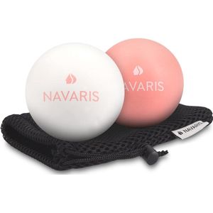 Massageballen Set van 2 - Triggerpoint en Fascia Ballen voor Rug, Benen en Nek - Ideaal voor Zelfmassage