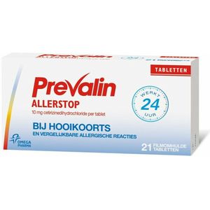 Prevalin Allerstop Cetirizine - 3 x 21 tabletten - Voordeelverpakking