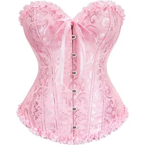 Sexy Korset - Korset - Corset Erotiek - Shapewear - Roze - M
