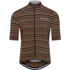 CafÉ Du Cycliste Francine Korte Mouw Wielertrui Groen L Man