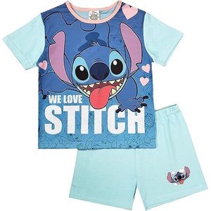Disney Stitch pyjama - katoen - Shortama Disney Stitch - meisjes - maat 110/116