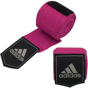 adidas Boxing Crepe Bandage Roze – 255 cm Boksbandage – Met Klittenband & Duimlus – Zweetabsorberend – 4 Kleuren