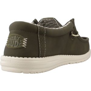 HeyDude - Wally Classic - Sneakers - Olijfgroen
